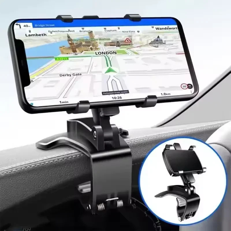 Universal Rotating Car Phone Holder & GPS Dashboard Mount