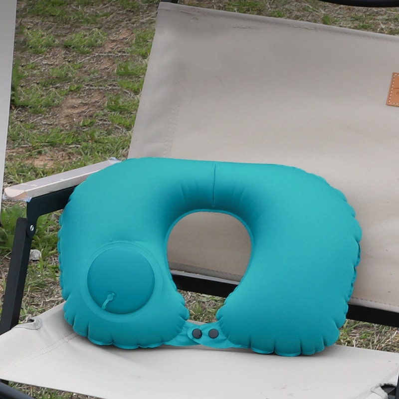 U Shaped Inflatable Travel Neck Pillow for Comfortable Sleep
