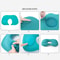 U Shaped Inflatable Travel Neck Pillow for Comfortable Sleep