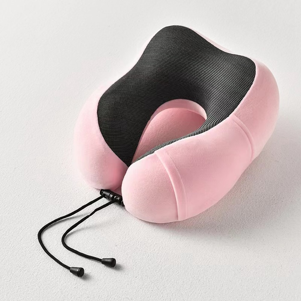 Premium Memory Foam Travel Neck Pillow U Shaped Cervical Support Comfort 3