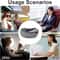Premium Memory Foam Neck Support Pillow U Shaped Portable Travel Neck Pillow for Flights Cars & Office Naps