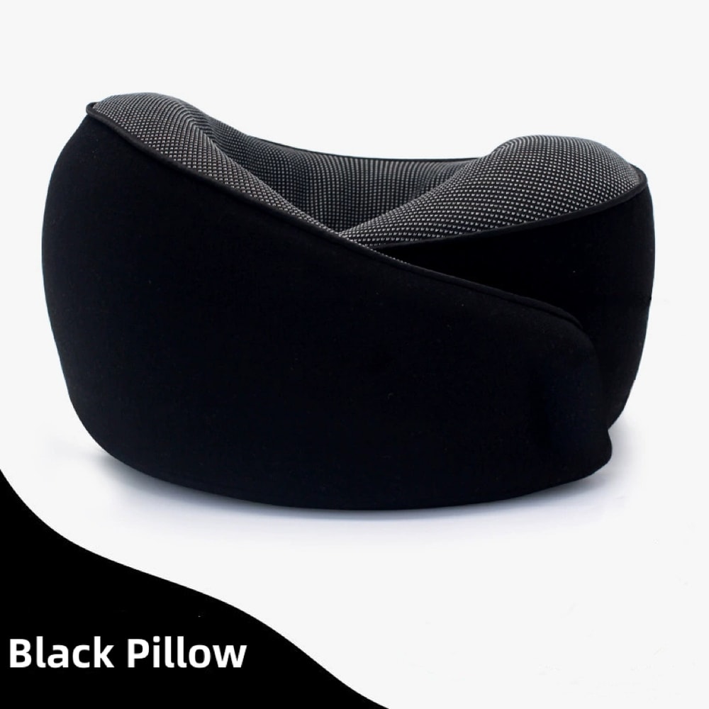 Premium Memory Foam Neck Support Pillow U Shaped Portable Travel Neck Pillow for Flights Cars & Office Naps