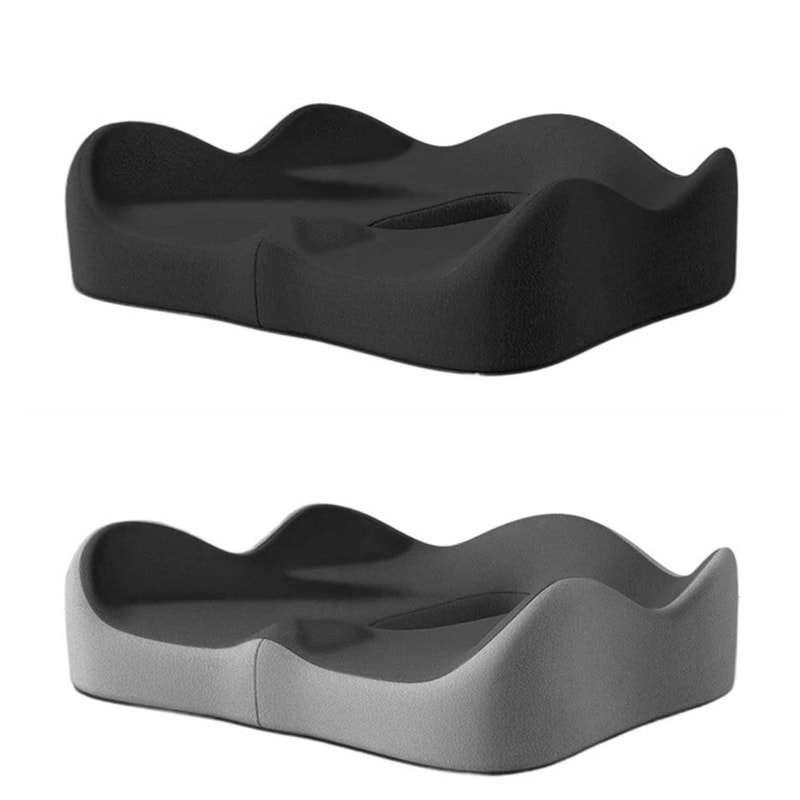 Ergonomic Orthopedic Memory Foam Coccyx Seat Cushion for Tailbone & Sciatica Pain Relief