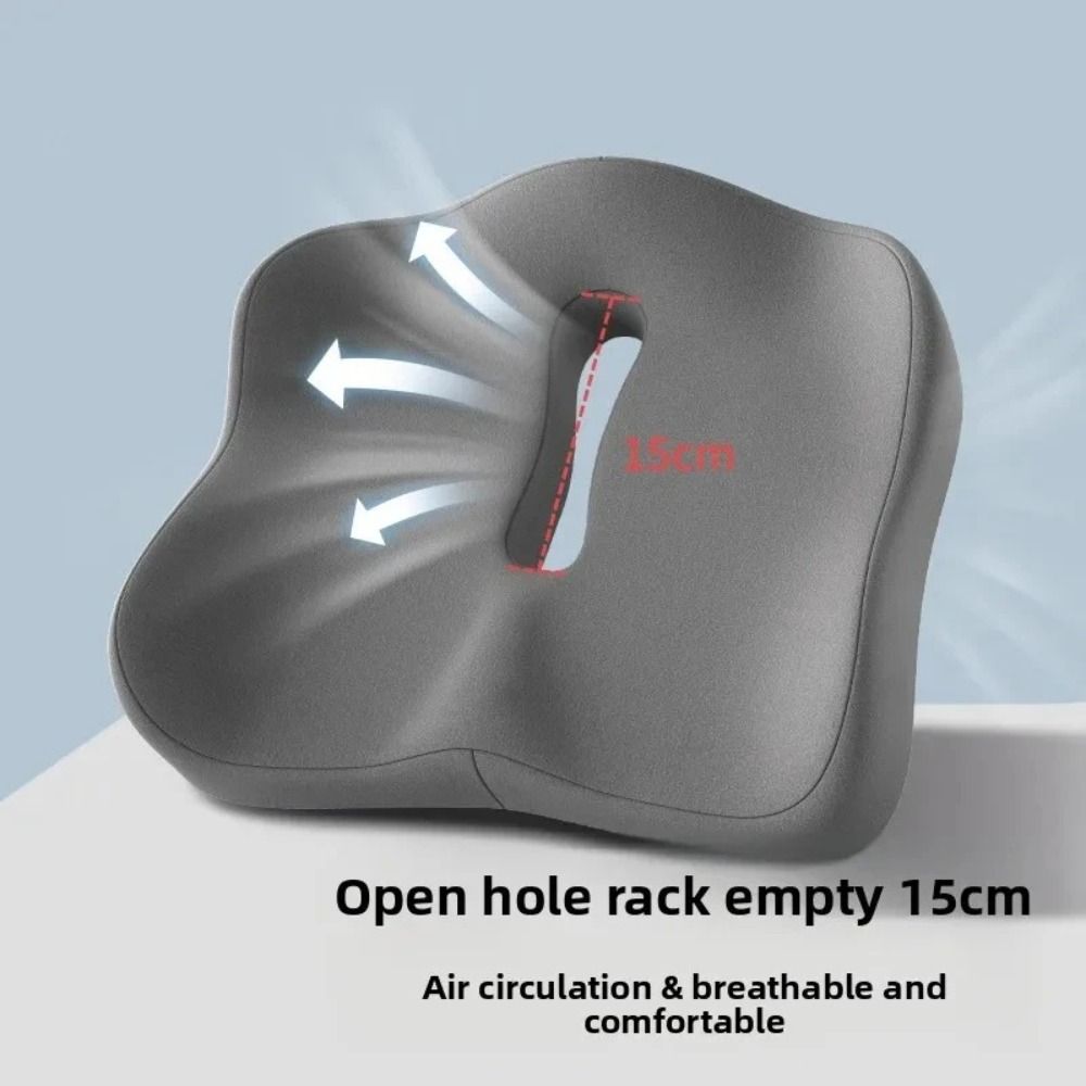 Ergonomic Orthopedic Memory Foam Coccyx Seat Cushion for Tailbone & Sciatica Pain Relief
