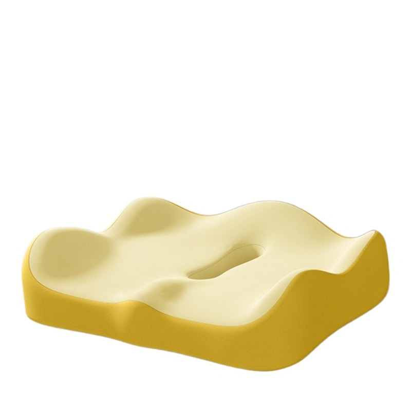 Ergonomic Orthopedic Memory Foam Coccyx Seat Cushion for Tailbone & Sciatica Pain Relief
