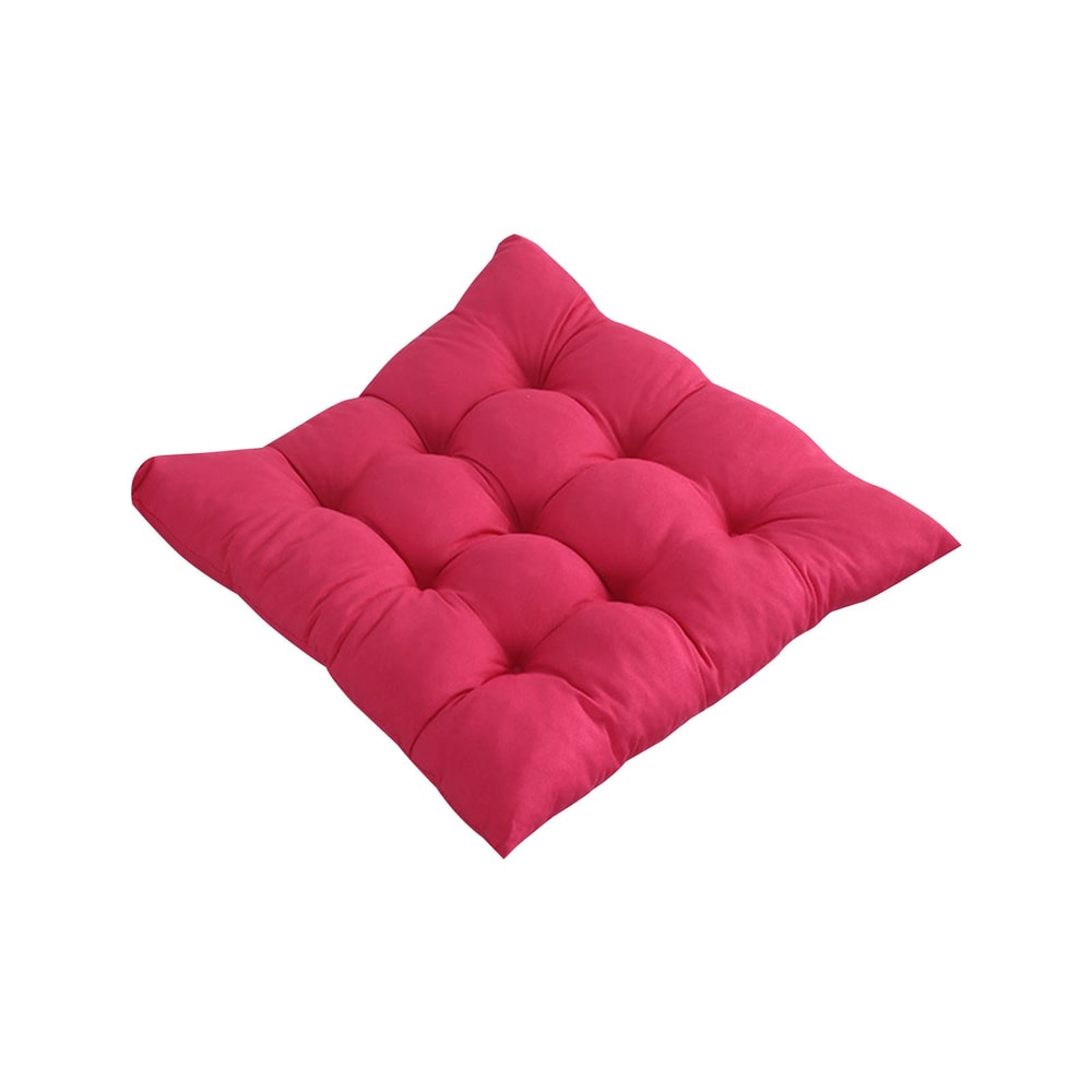 Ultra Plush Square Chair Cushion Seat Pad With Secure Tie Ons Soft Comfort Cushion For Dining Offic 1