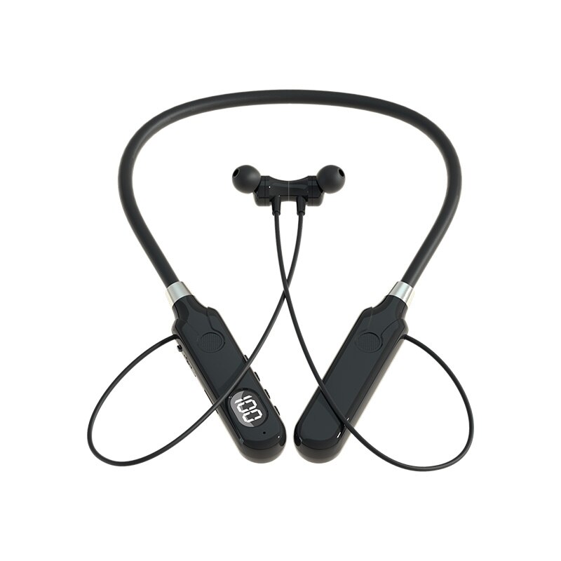 Wireless Bluetooth Earphones Neckband Headphones For Sports Outdoor Music 5