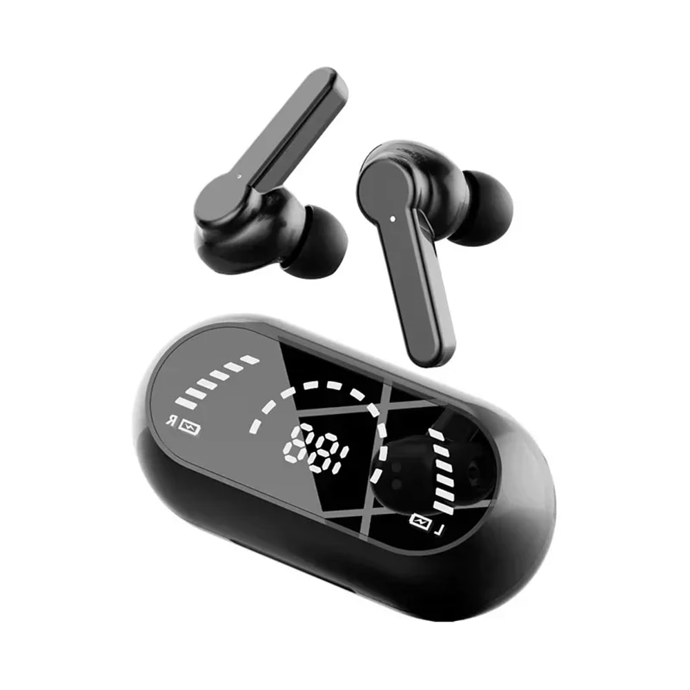 Wireless Bluetooth Earbuds with Noise Reduction & Bass Touch Control