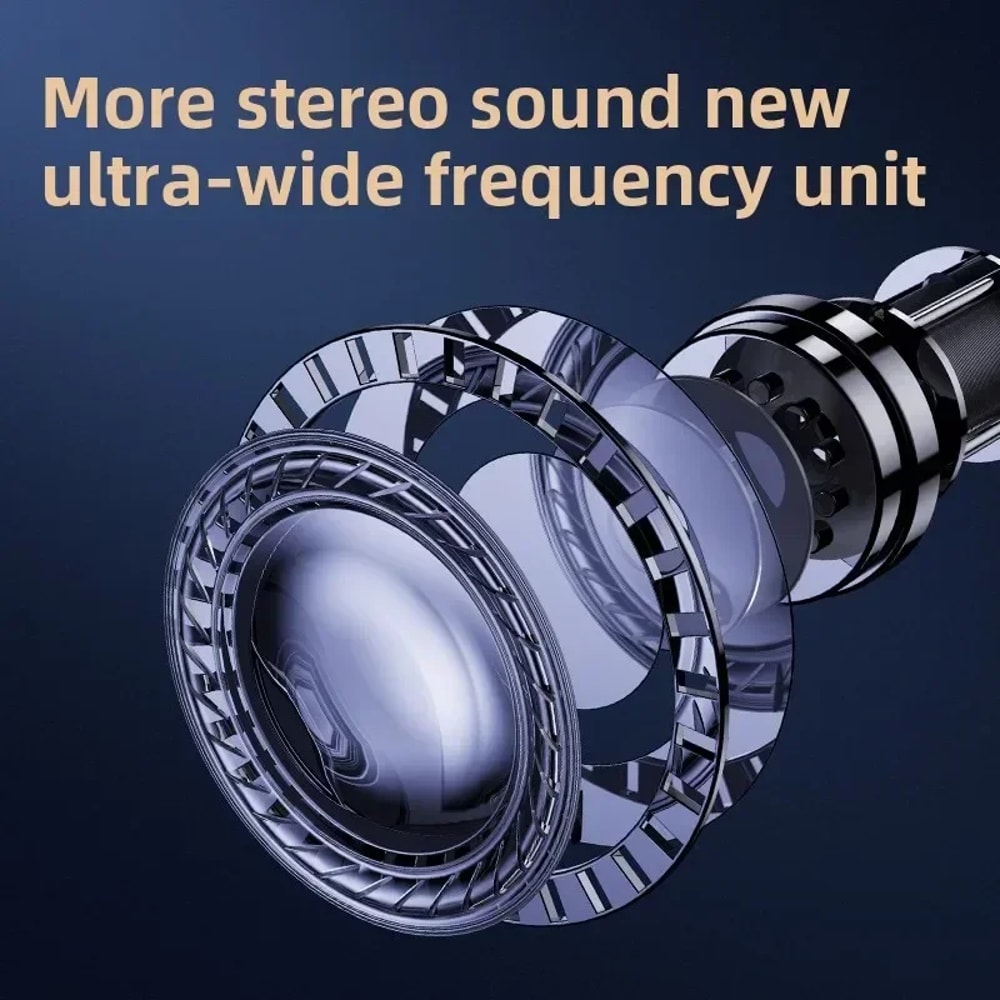 Wireless Bluetooth Earbuds Noise Reduction & Bass Touch Control