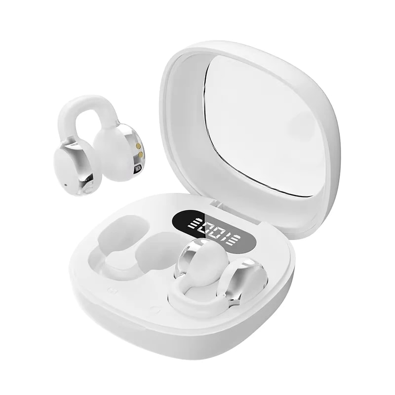 Wireless Bluetooth Earbuds with Digital Power Display & Stereo Sound