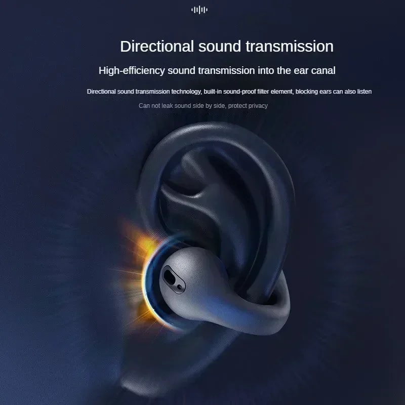 Wireless Bone Conduction Bluetooth Headset for Sports & Music