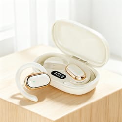 premium tws bluetooth headphones wireless led digital display earphones