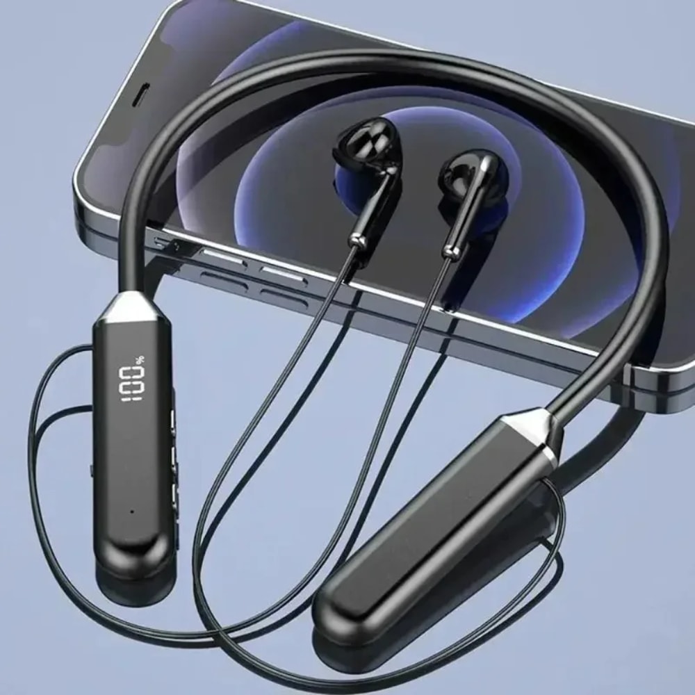 Premium Waterproof Bluetooth Headphones Wireless Neckband With Stereo Sound 3