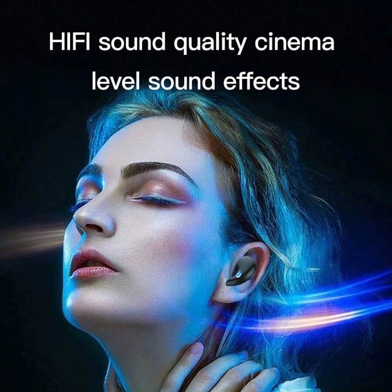 Wireless TWS Bluetooth Earphones Waterproof Stereo Sport Headset