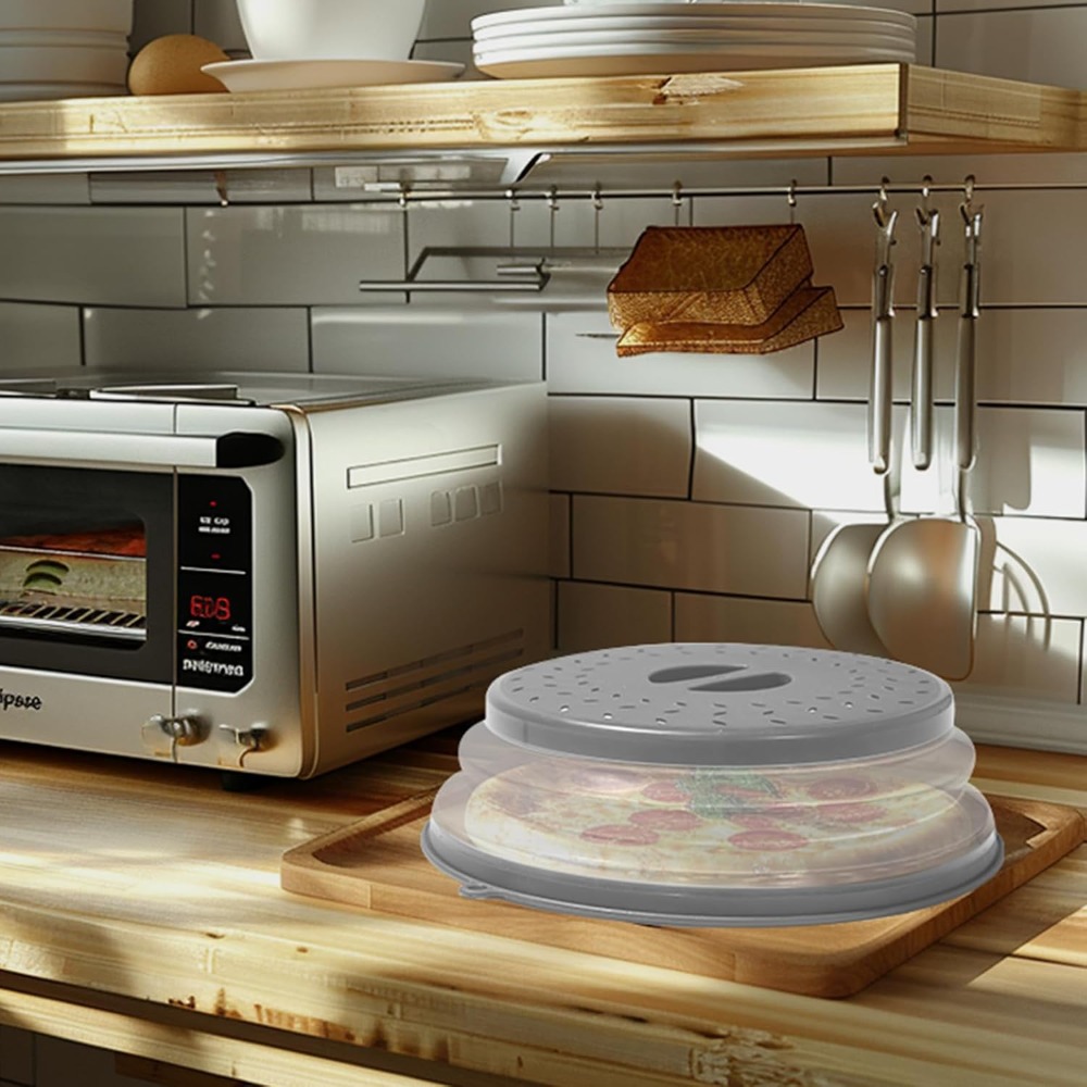Microwave Splash Guard Foldable BPA Free Cover for Plates and Bowls