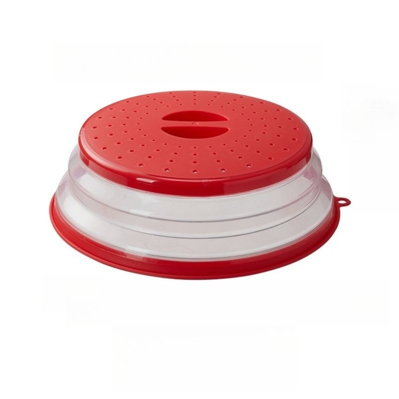 Microwave Splash Guard Foldable BPA Free Cover for Plates and Bowls