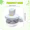 Rechargeable Electric Grape Peeler for Fruits Garlic and Small Vegetables