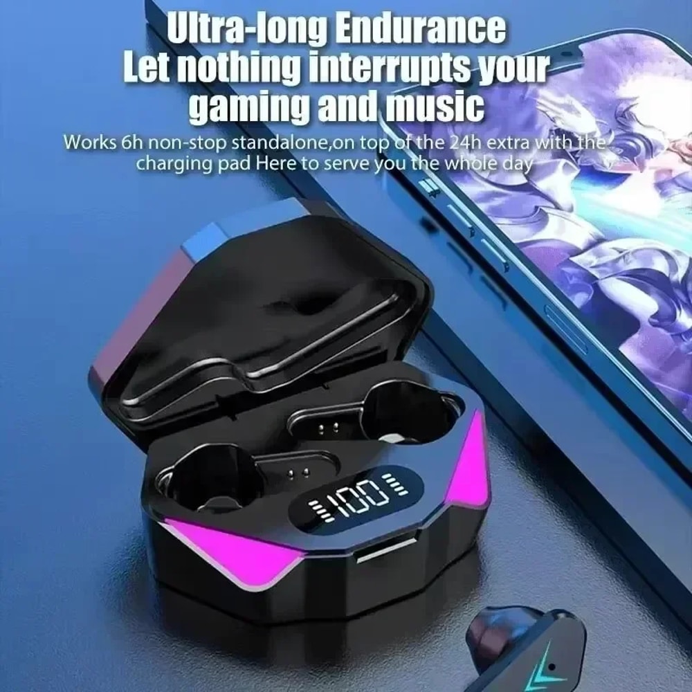 ProPlay Wireless Gaming Earbuds With Mic and Bass Audio