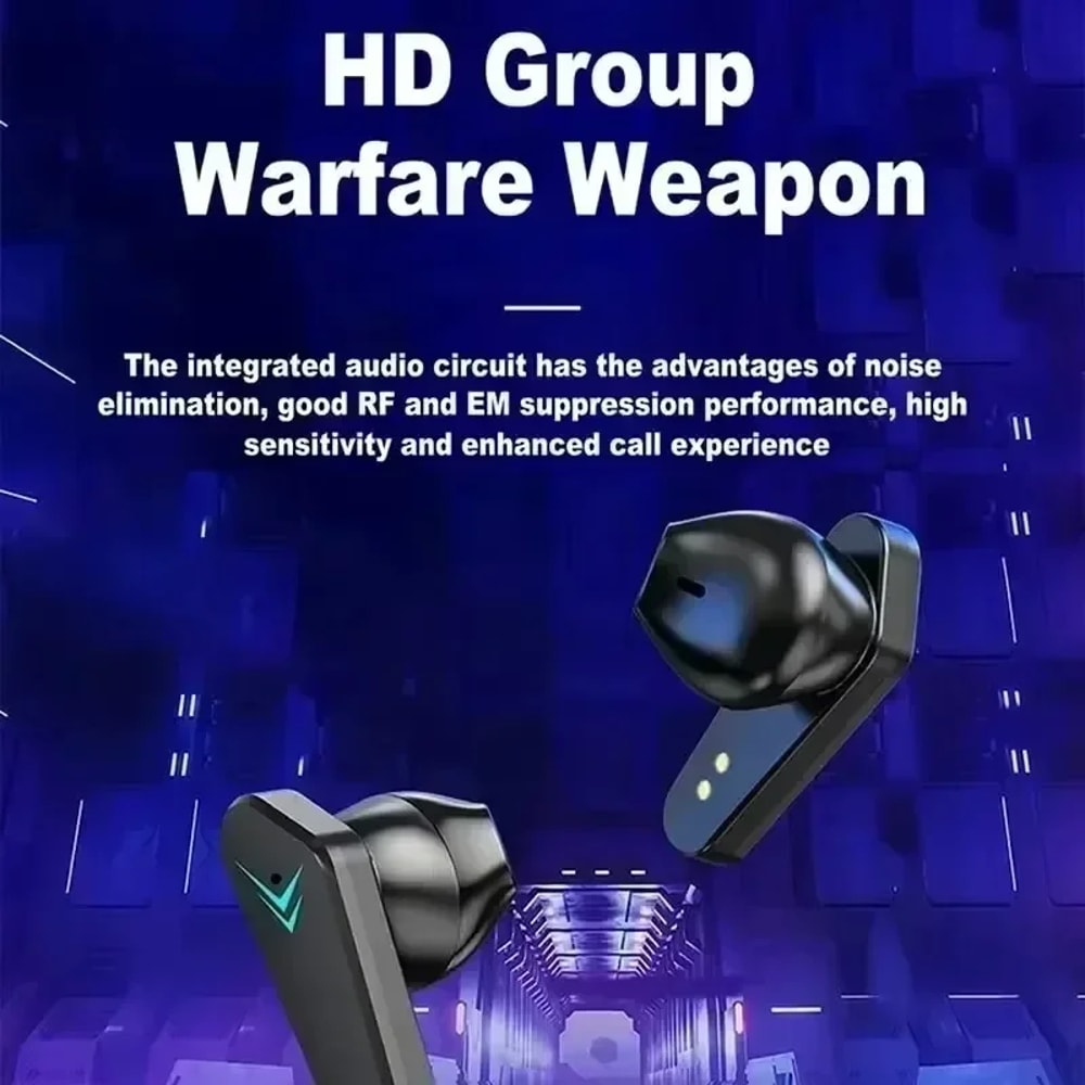 ProPlay Wireless Gaming Earbuds With Mic and Bass Audio