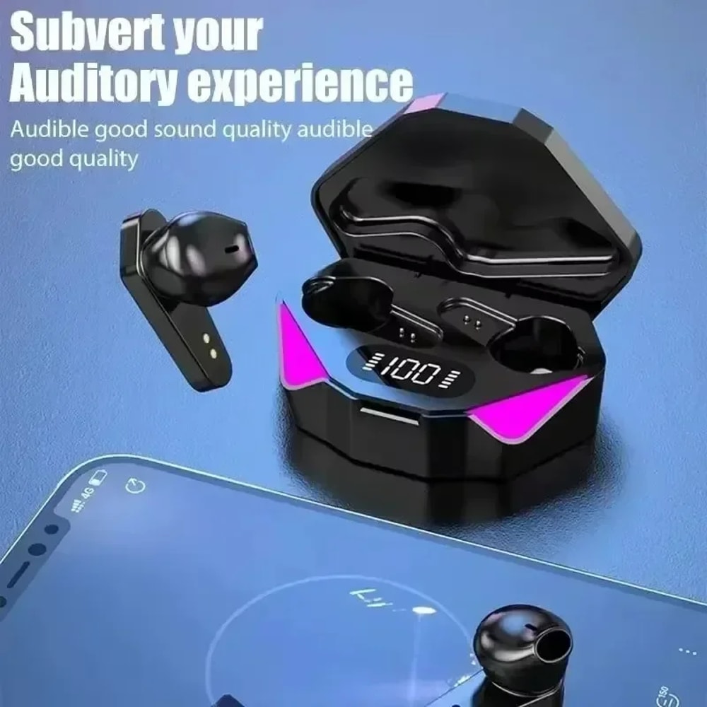ProPlay Wireless Gaming Earbuds With Mic and Bass Audio