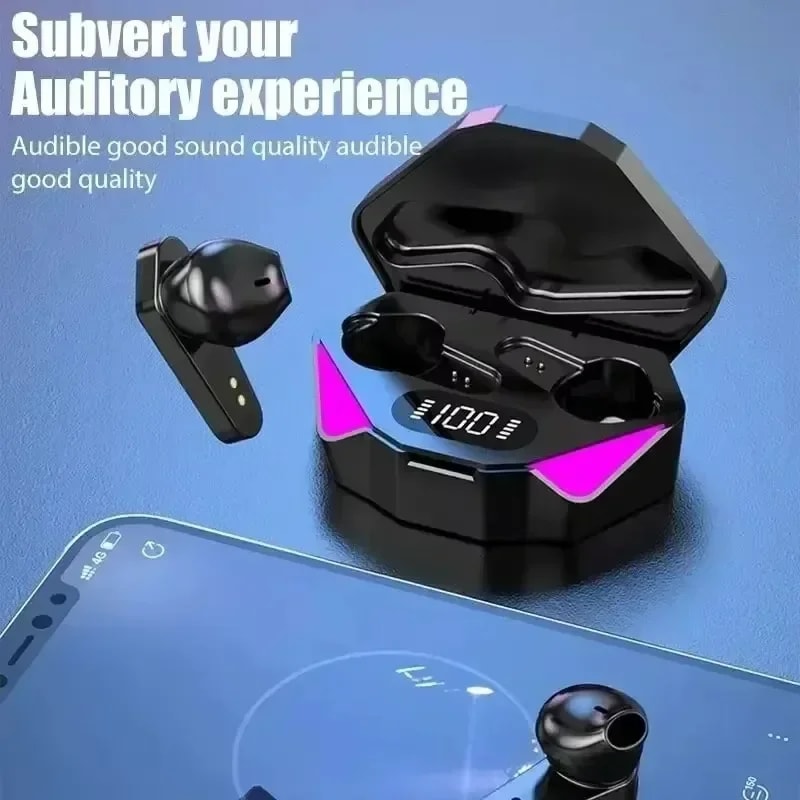 ProPlay Wireless Gaming Earbuds With Mic and Bass Audio