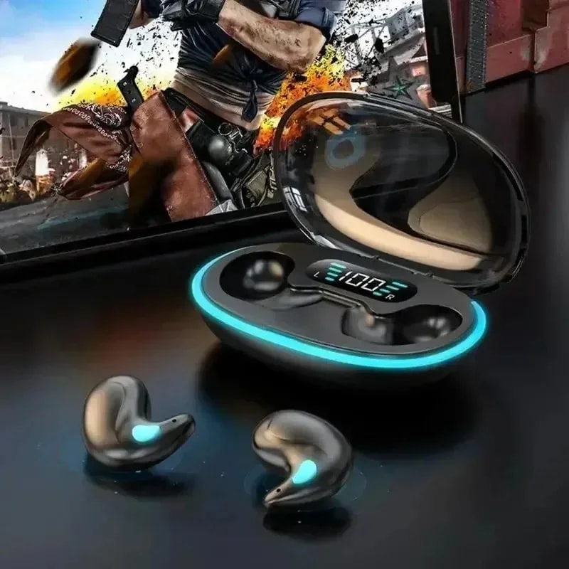 Mini Waterproof Wireless Bluetooth Earbuds with TWS Stereo Sound