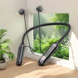 magnetic wireless neckband headphones with bluetooth earphones for sports