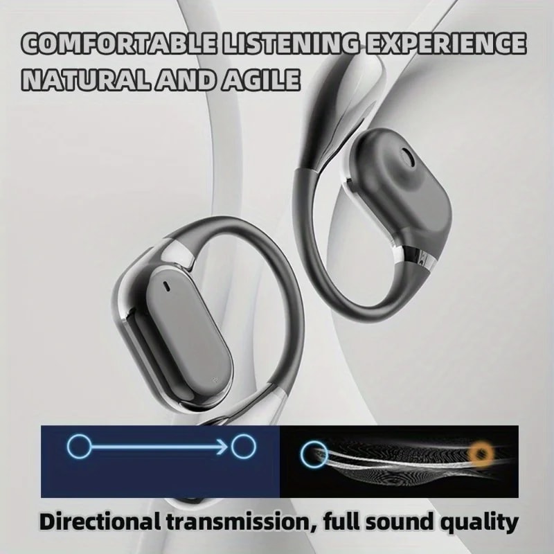 Secure Fit Wireless Bluetooth Sports Earbuds with ENC Mic