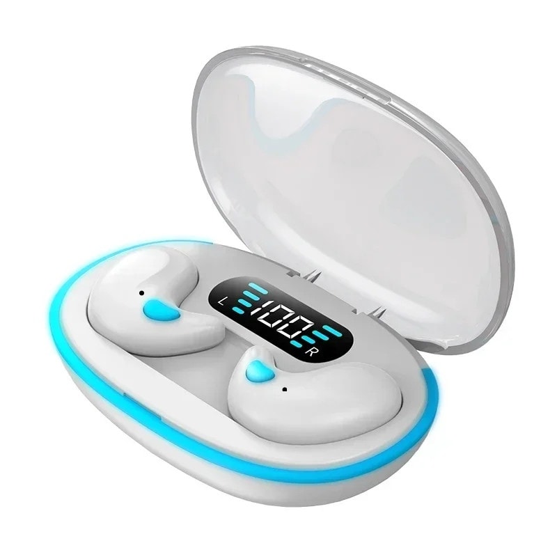 Wireless Bluetooth Headset with Noise Reduction for Sports Gaming and Sleep