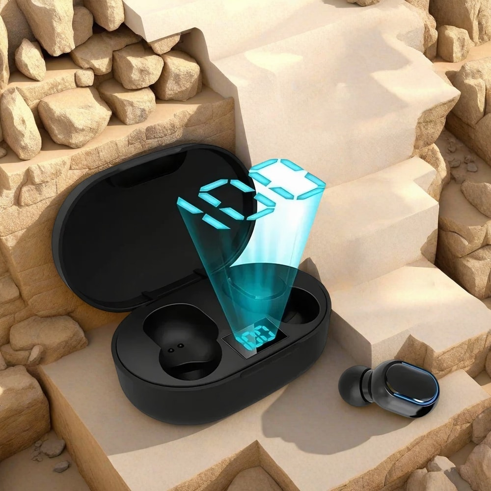 Wireless Bluetooth Headset with Noise Cancelling Microphone for Calls and Driving