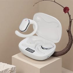tws wireless earbuds with rotatable fit waterproof bluetooth sports headset