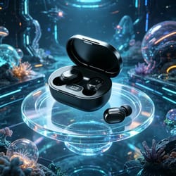 wireless tws bluetooth earbuds with mic and stereo hifi sound