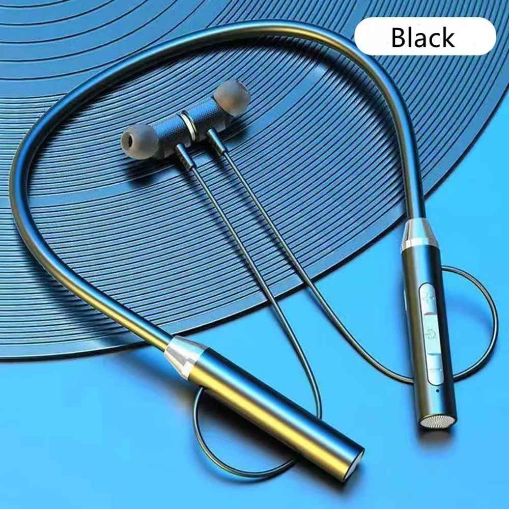 Neckband Earphones Waterproof Magnetic Bluetooth Headset with Mic for Sports
