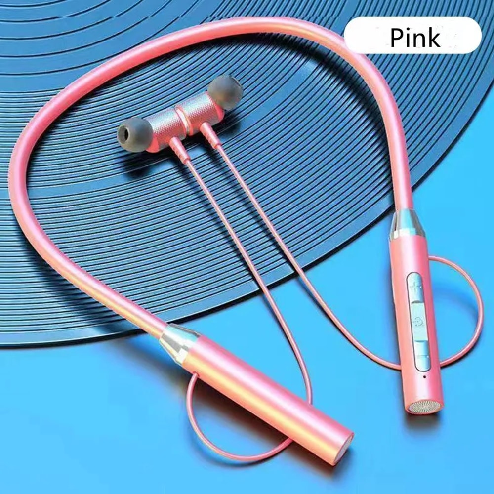 Neckband Earphones Waterproof Magnetic Bluetooth Headset with Mic for Sports