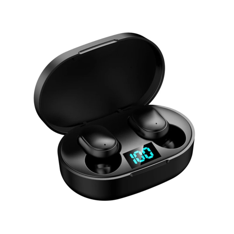 Wireless Noise Cancelling Earbuds With LED Charging Case 5