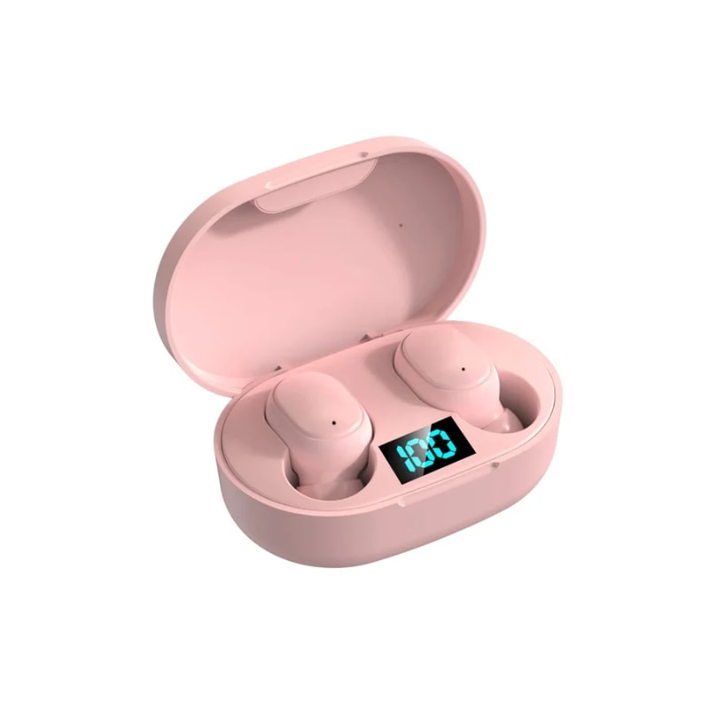 Wireless Noise Cancelling Earbuds With LED Charging Case 6