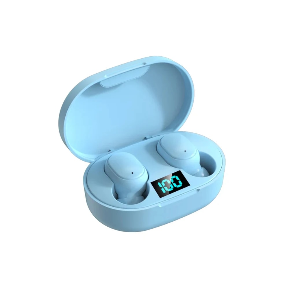 Wireless Noise Cancelling Earbuds With LED Charging Case 7