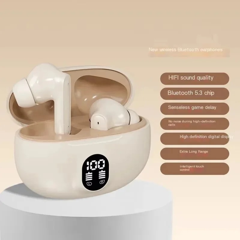 Wireless Gaming Earbuds with Mic and Noise Reduction Bluetooth Headphones