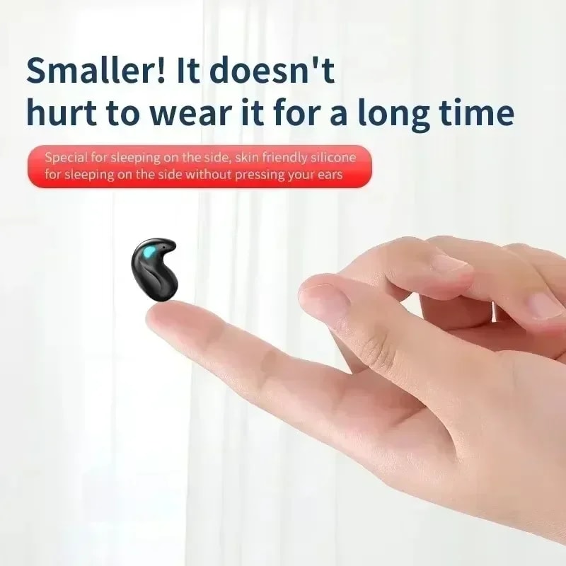 TWS Wireless Bluetooth Earbuds with Noise Reduction for Sport Sleep and Gaming