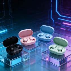 tws wireless bluetooth earbuds with mic & noise cancelling