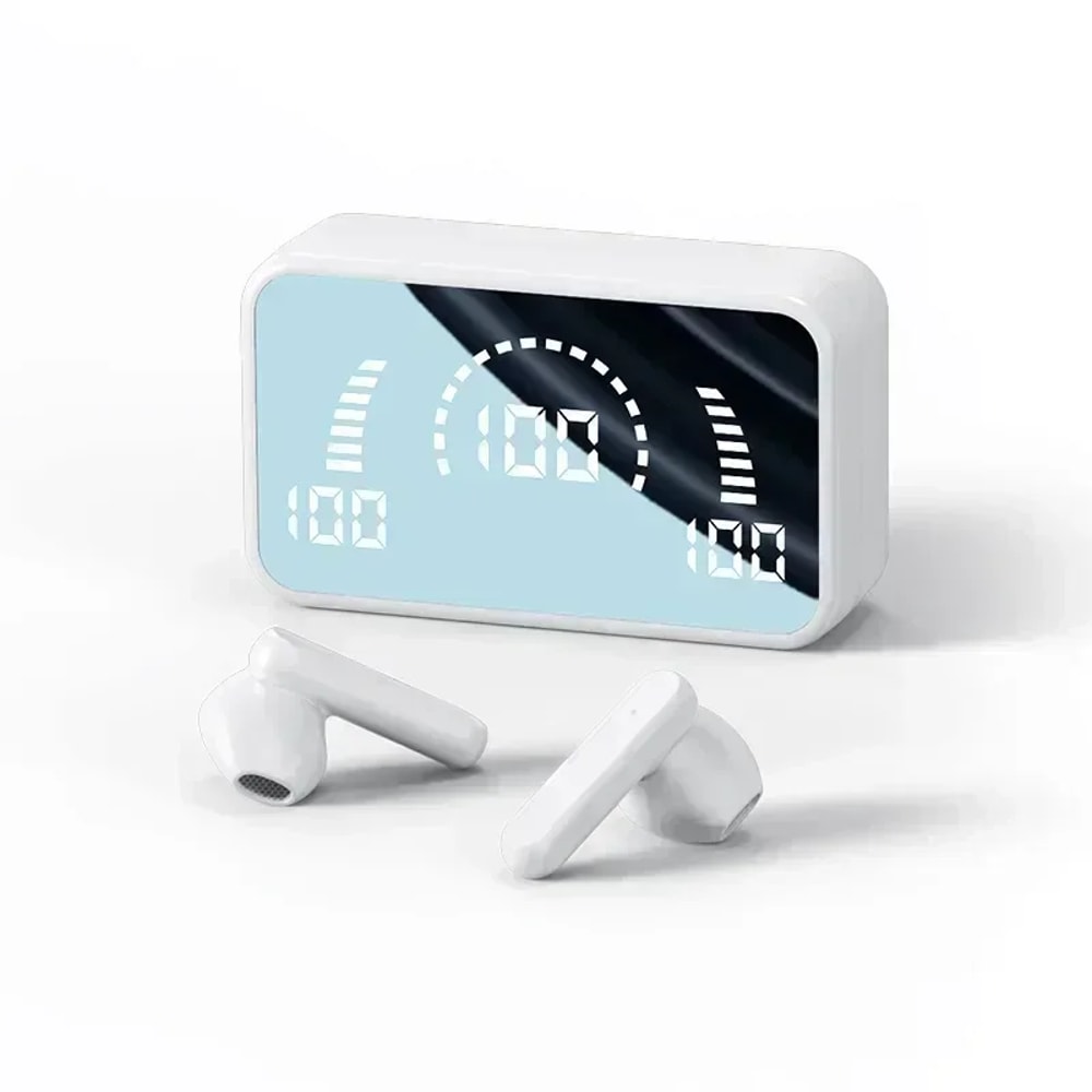 TWS Wireless Bluetooth Earbuds with HiFi Stereo & Waterproof Design