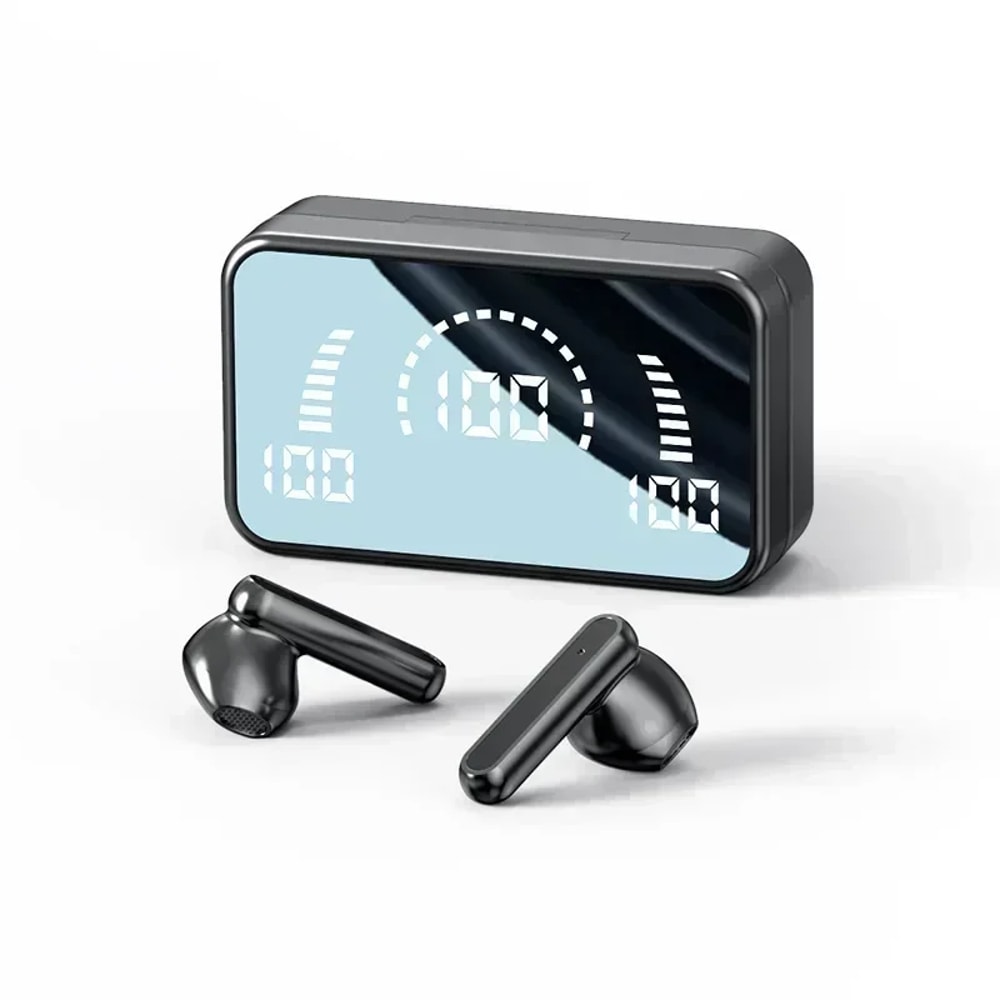TWS Wireless Bluetooth Earbuds with HiFi Stereo & Waterproof Design