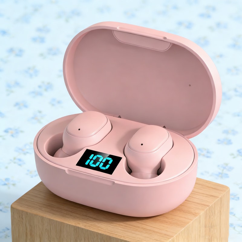 Wireless TWS Bluetooth Earbuds With Noise Cancelling Mic For Smartphones 0