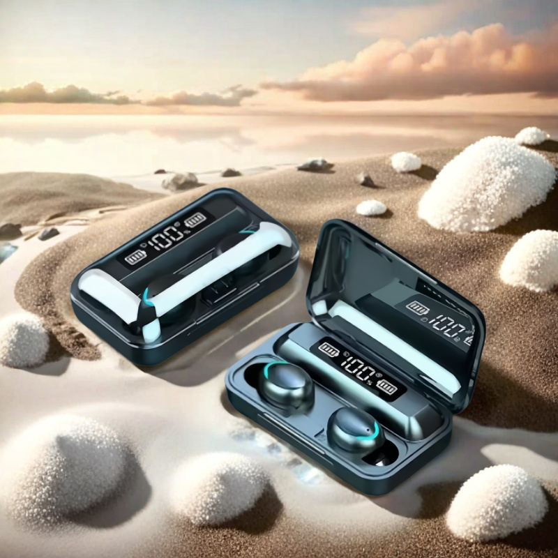Wireless Bluetooth Earbuds with Touch Control & High Bass