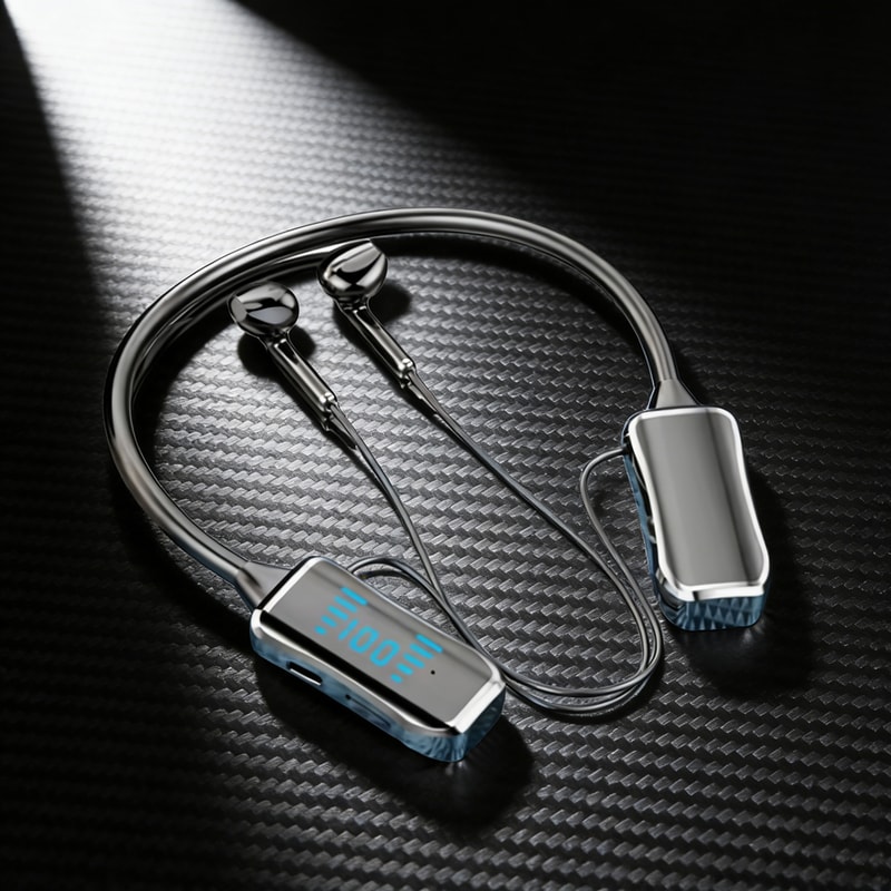 Magnetic Neckband Wireless Bluetooth Earphones Waterproof Sport Headset with Mic