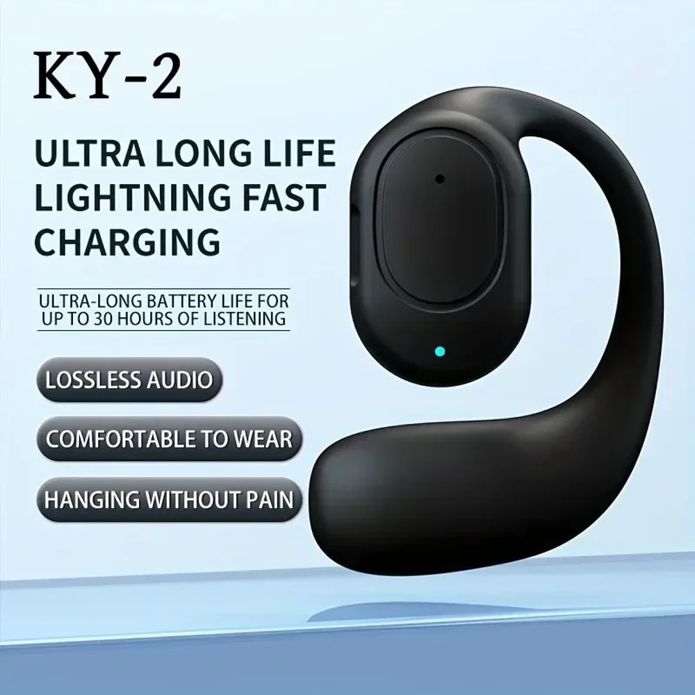 HiFi Wireless Air Conduction Earphones Sports Noise Cancel Headset
