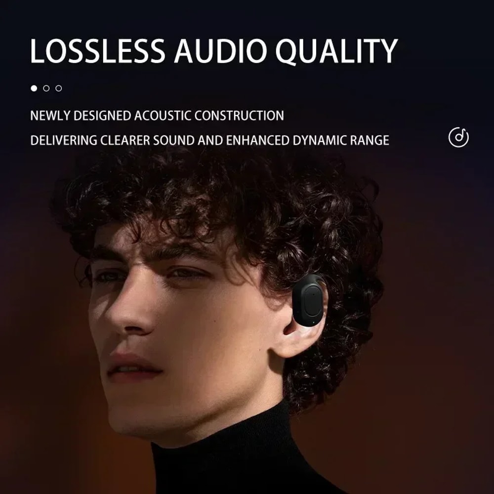 HiFi Wireless Air Conduction Earphones Sports Noise Cancel Headset