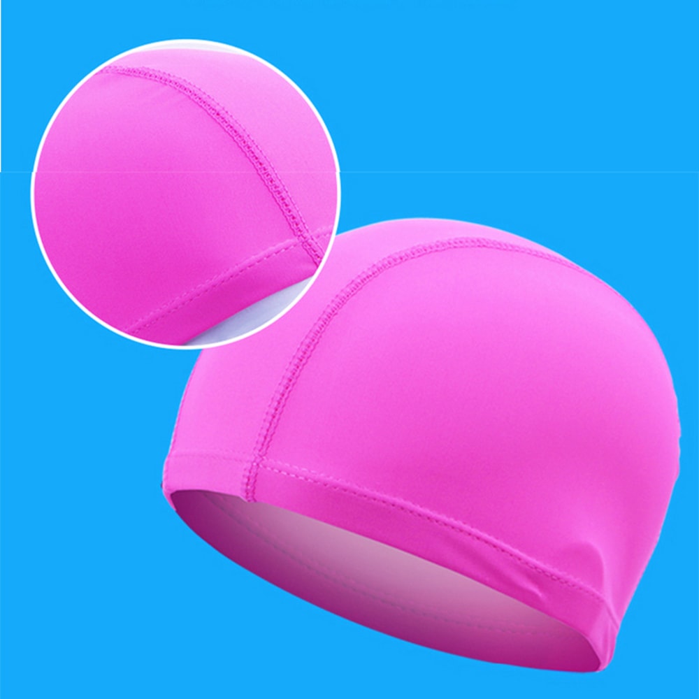 Ultra Thin Swimming Cap For Long Hair Nylon Swim Hat With Ear Protection 1