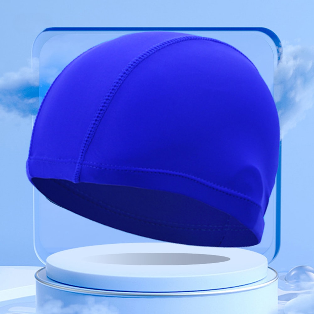 Ultra Thin Swimming Cap For Long Hair Nylon Swim Hat With Ear Protection 5