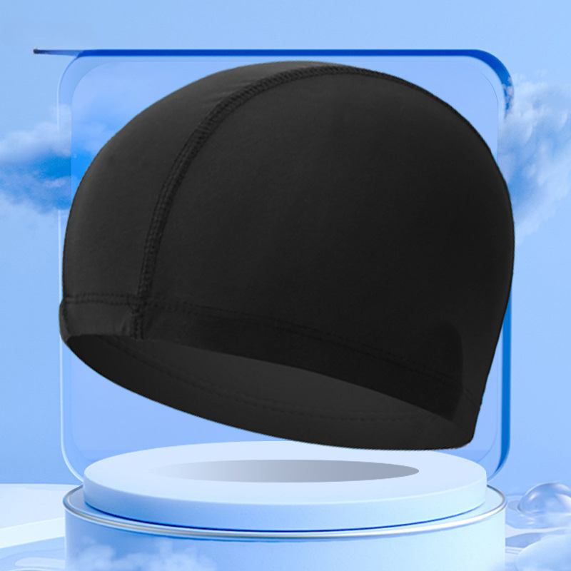 Ultra Thin Swimming Cap For Long Hair Nylon Swim Hat With Ear Protection 7